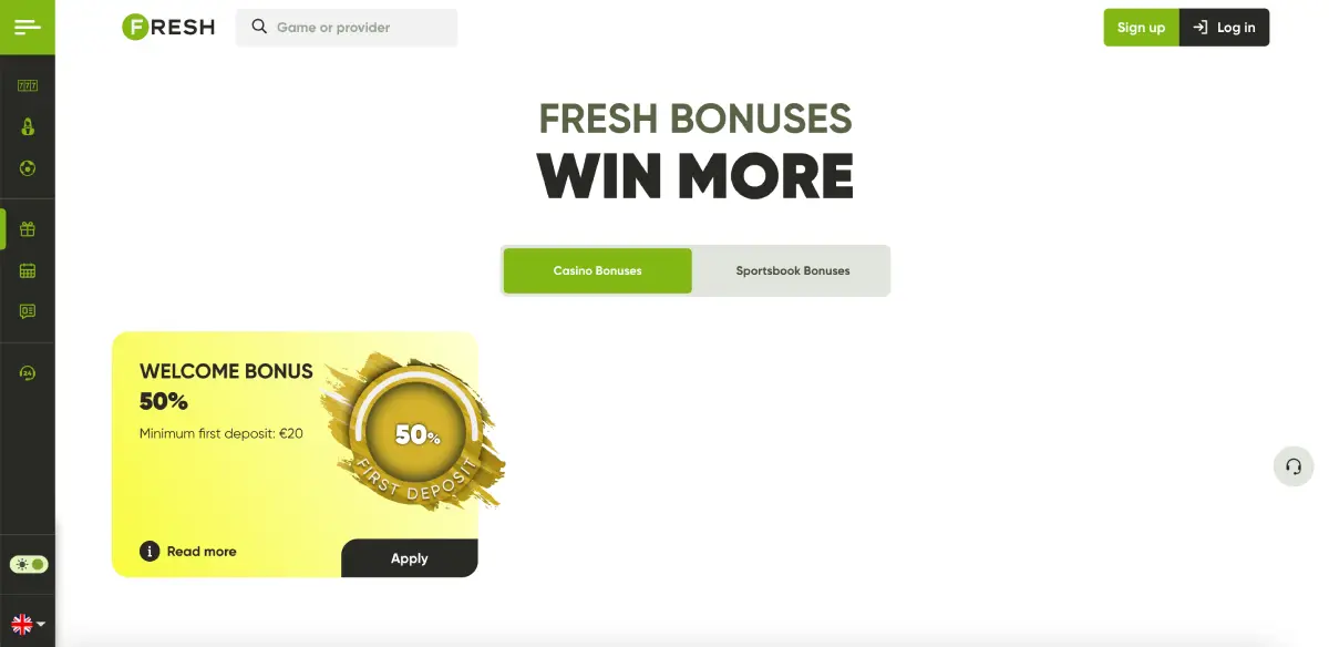 Casino bonus banner featuring Chicken Road promo code