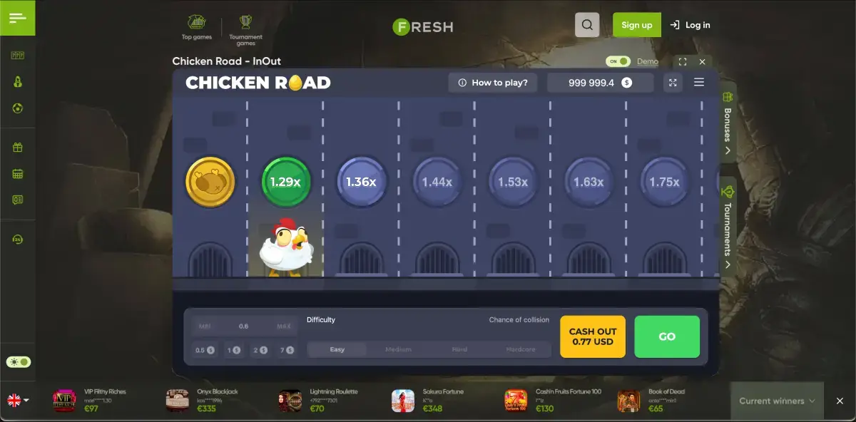 Reseña de Chicken Road minimalista