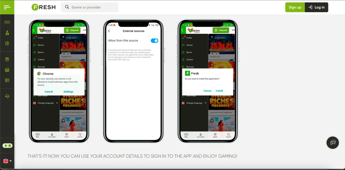 Downloading the Chicken Road game via a mobile casino app