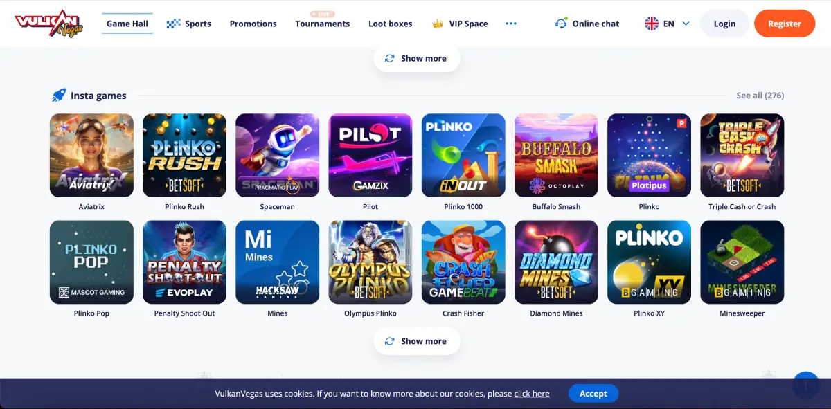 Mobile version of Chicken Road working in Vulkan Vegas app Mobile version of Chicken Road working in Vulkan Vegas app