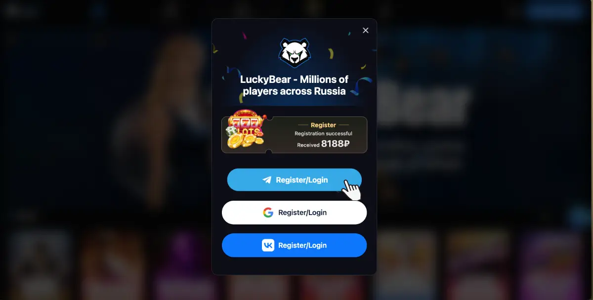 LuckyBear casino bonuses and promotions for new players