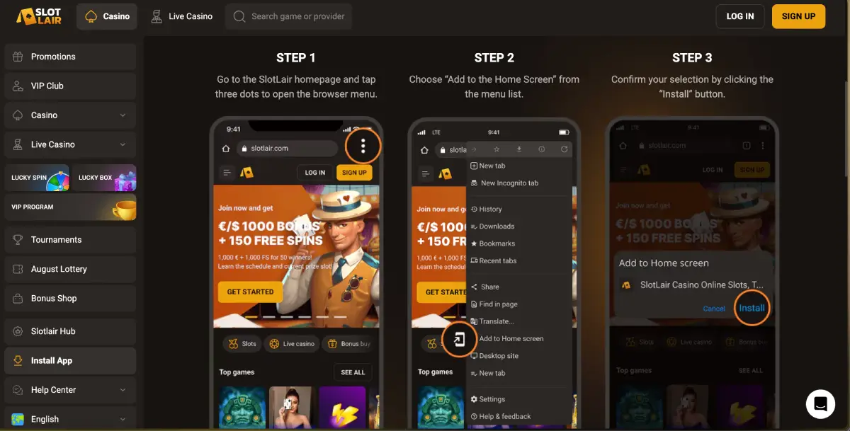 Chicken Road SlotLair mobile gameplay screenshot