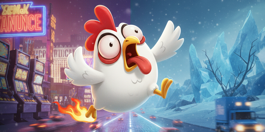 Chicken cross the road