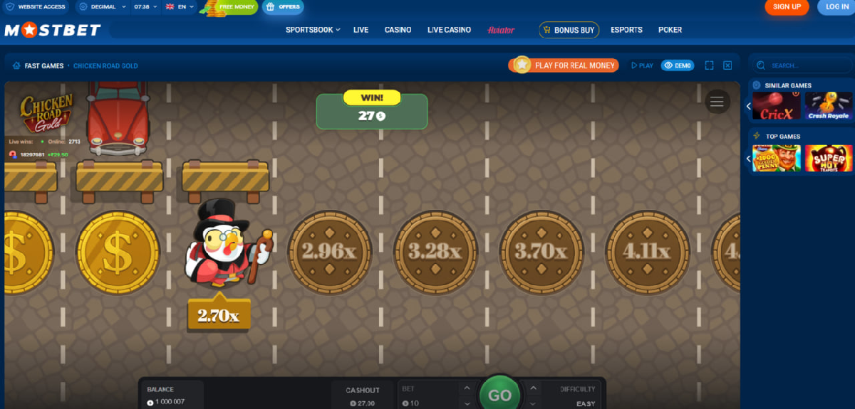 Difficulty levels in Chicken Road Gold explained