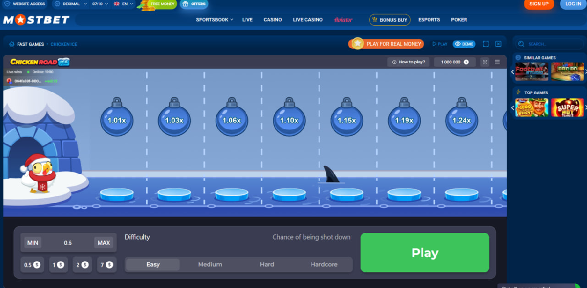 Chicken Road Ice overview with RTP 95.5%, difficulty levels and multiplier structure Chicken Road Ice overview with RTP 95.5%, difficulty levels and multiplier structure