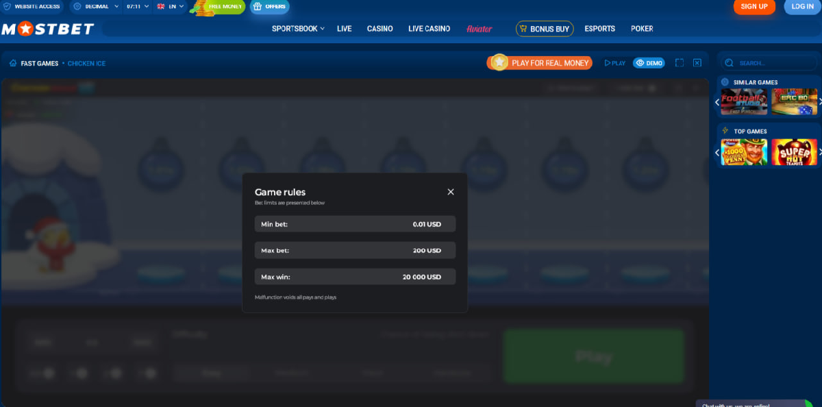 Playing Chicken Road Ice for real money on Mostbet: deposit and launch guide Playing Chicken Road Ice for real money on Mostbet: deposit and launch guide