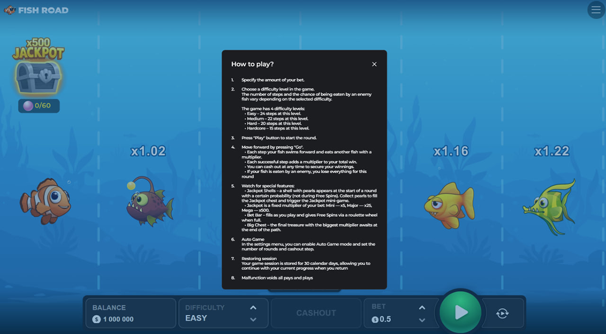 How to play Fish Road step guide